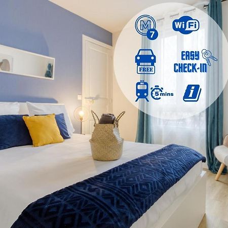 شقة Metro 7 - Gare C - Parking Private- Easy Check-In إيفري سور سين المظهر الخارجي الصورة